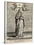 Depicted Showing the Infant Jesus a Single Rose-Hieronymus Wierix-Stretched Canvas