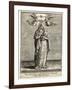 Depicted Showing the Infant Jesus a Single Rose-Hieronymus Wierix-Framed Art Print