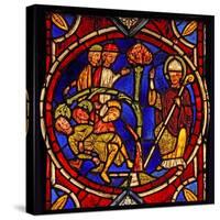 Depicting St Martin - and the Miracle of the Pine Tree (Ex Varennes-Jarcy - Originally from the…-null-Stretched Canvas