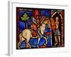 Depicting St Martin Dividing His Cloak (Ex Varennes-Jarcy - Originally from the Abbey De Gercy)-null-Framed Giclee Print