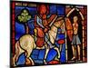 Depicting St Martin Dividing His Cloak (Ex Varennes-Jarcy - Originally from the Abbey De Gercy)-null-Mounted Giclee Print