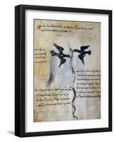 Depiction of Constantinople Between Two Ravens-null-Framed Giclee Print