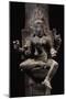 Depiction of Goddess Mariyammai with Hair Standing on End-null-Mounted Giclee Print