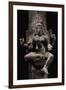 Depiction of Goddess Mariyammai with Hair Standing on End-null-Framed Giclee Print
