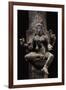 Depiction of Goddess Mariyammai with Hair Standing on End-null-Framed Giclee Print