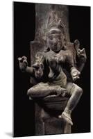 Depiction of Goddess Mariyammai with Hair Standing on End-null-Mounted Giclee Print