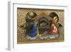 Depiction of Nativity, Detail of Predella of Coronation of Virgin, 1414-Lorenzo Monaco-Framed Giclee Print