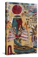 Depiction of Ra, Decorative Detail of Ankh-Ef-En-Khonsu's Sarcophagus-null-Stretched Canvas