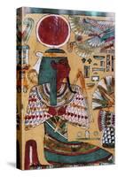 Depiction of Ra, Decorative Detail of Ankh-Ef-En-Khonsu's Sarcophagus-null-Stretched Canvas