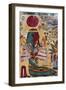 Depiction of Ra, Decorative Detail of Ankh-Ef-En-Khonsu's Sarcophagus-null-Framed Giclee Print