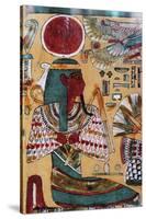 Depiction of Ra, Decorative Detail of Ankh-Ef-En-Khonsu's Sarcophagus-null-Stretched Canvas