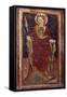 Depiction of Santa Martire in Chapel of St. Gregory in Sacro Speco Monastery, Subiaco, Italy-null-Framed Stretched Canvas