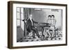 Depiction of Siamese Twins Playing Chess-null-Framed Giclee Print