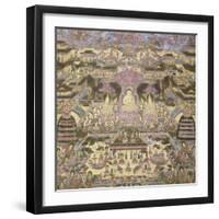 Depiction of Spiritual and Material Worlds-Japanese School-Framed Giclee Print