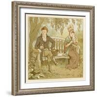 Depiction of the Month of April-Robert Dudley-Framed Giclee Print