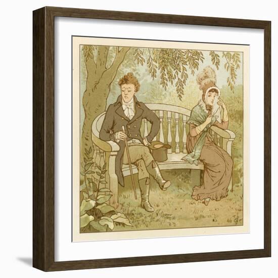 Depiction of the Month of April-Robert Dudley-Framed Giclee Print