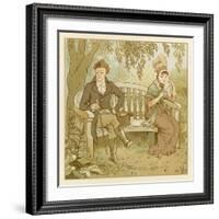 Depiction of the Month of April-Robert Dudley-Framed Giclee Print