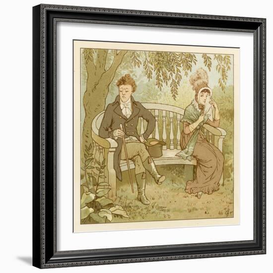 Depiction of the Month of April-Robert Dudley-Framed Giclee Print