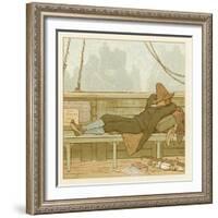 Depiction of the Month of August-Robert Dudley-Framed Giclee Print