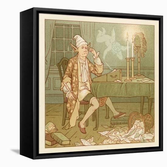 Depiction of the Month of February-Robert Dudley-Framed Stretched Canvas