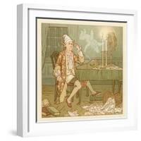 Depiction of the Month of February-Robert Dudley-Framed Giclee Print