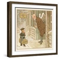 Depiction of the Month of January-Robert Dudley-Framed Giclee Print