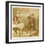 Depiction of the Month of October-Robert Dudley-Framed Giclee Print