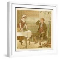 Depiction of the Month of October-Robert Dudley-Framed Giclee Print