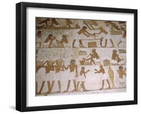 Depictions of Everday Life, Tomb of Renhuire, Thebes, Egypt-Richard Ashworth-Framed Photographic Print