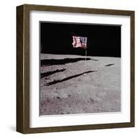 Deployed Flag - 1969-null-Framed Giclee Print