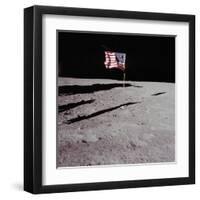 Deployed Flag - 1969-null-Framed Giclee Print