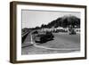 Depoe Bay, Oregon - View of the Aquarium, Oregon Coast Highway-Lantern Press-Framed Art Print