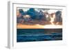 Depoe Bay Sunset II-Erin Berzel-Framed Photographic Print