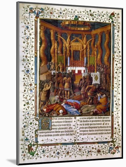 Deportation Of Jews-Jean Fouquet-Mounted Giclee Print