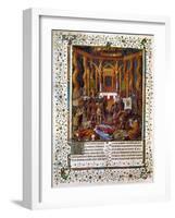 Deportation Of Jews-Jean Fouquet-Framed Giclee Print