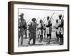 Deposed Ethiopian Leader, Haile Selassie with Ethiopians Soldiers Fighting for British, Mar 10 1941-null-Framed Photo