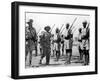 Deposed Ethiopian Leader, Haile Selassie with Ethiopians Soldiers Fighting for British, Mar 10 1941-null-Framed Photo