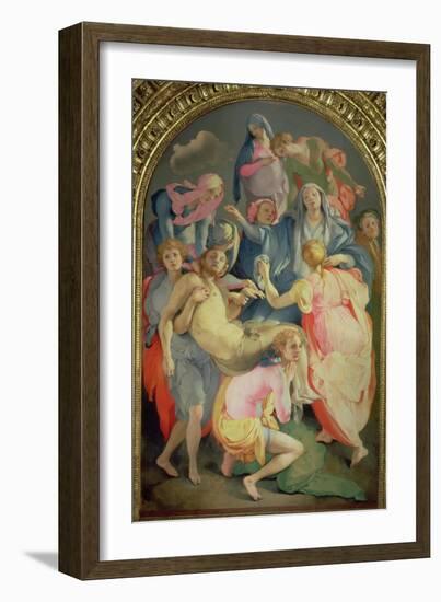 Deposition, 1528-Jacopo da Carucci Pontormo-Framed Giclee Print