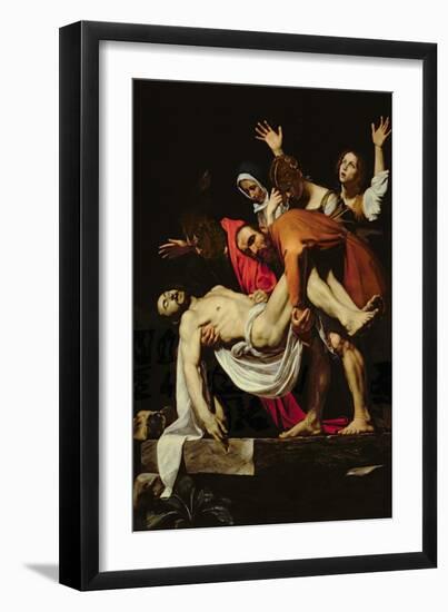 Deposition, 1602-4-Caravaggio-Framed Giclee Print