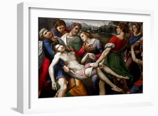 Deposition by Raphael Raffaello Sanzio of Urbino-Raphael-Framed Giclee Print