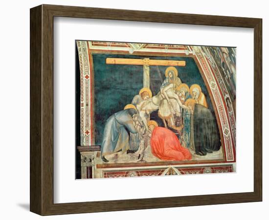 Deposition, C.1320 (Fresco)-Pietro Lorenzetti-Framed Premium Giclee Print