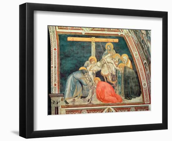 Deposition, C.1320 (Fresco)-Pietro Lorenzetti-Framed Premium Giclee Print