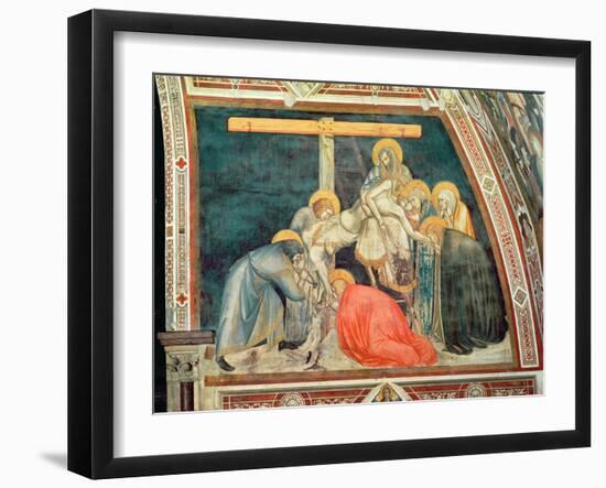 Deposition, C.1320 (Fresco)-Pietro Lorenzetti-Framed Giclee Print