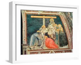 Deposition, C.1320 (Fresco)-Pietro Lorenzetti-Framed Giclee Print