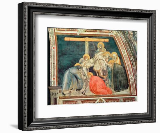 Deposition, C.1320 (Fresco)-Pietro Lorenzetti-Framed Giclee Print