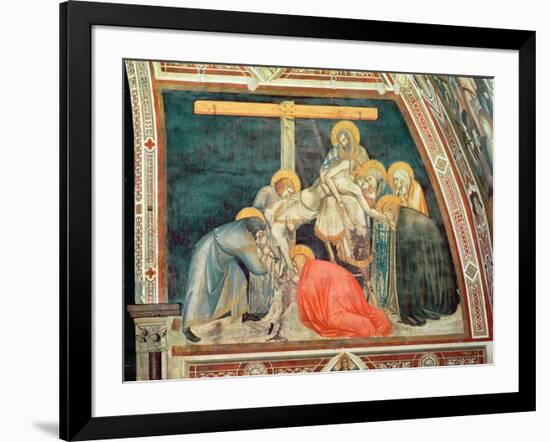 Deposition, C.1320 (Fresco)-Pietro Lorenzetti-Framed Giclee Print