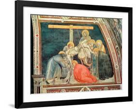 Deposition, C.1320 (Fresco)-Pietro Lorenzetti-Framed Giclee Print