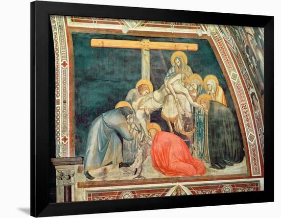 Deposition, C.1320 (Fresco)-Pietro Lorenzetti-Framed Giclee Print