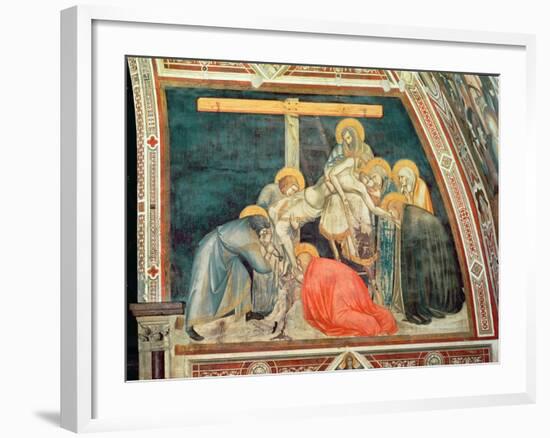 Deposition, C.1320 (Fresco)-Pietro Lorenzetti-Framed Giclee Print