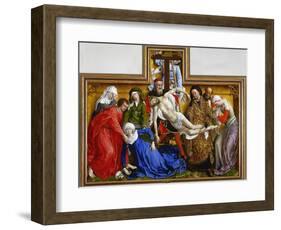 Deposition, circa 1436-Rogier van der Weyden-Framed Giclee Print